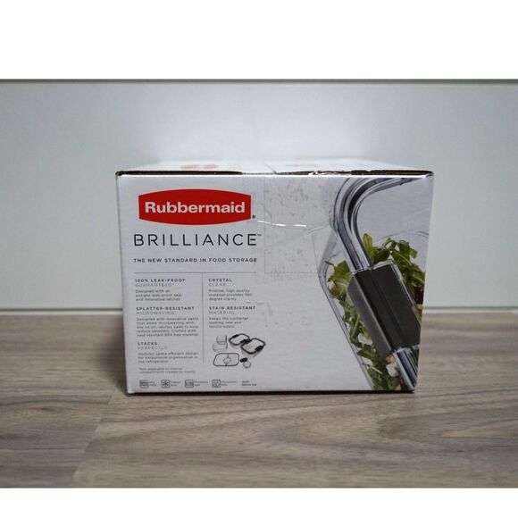 NEW! Rubbermaid Brilliance Leak-Proof 9-Piece Set - Picture 5 of 7